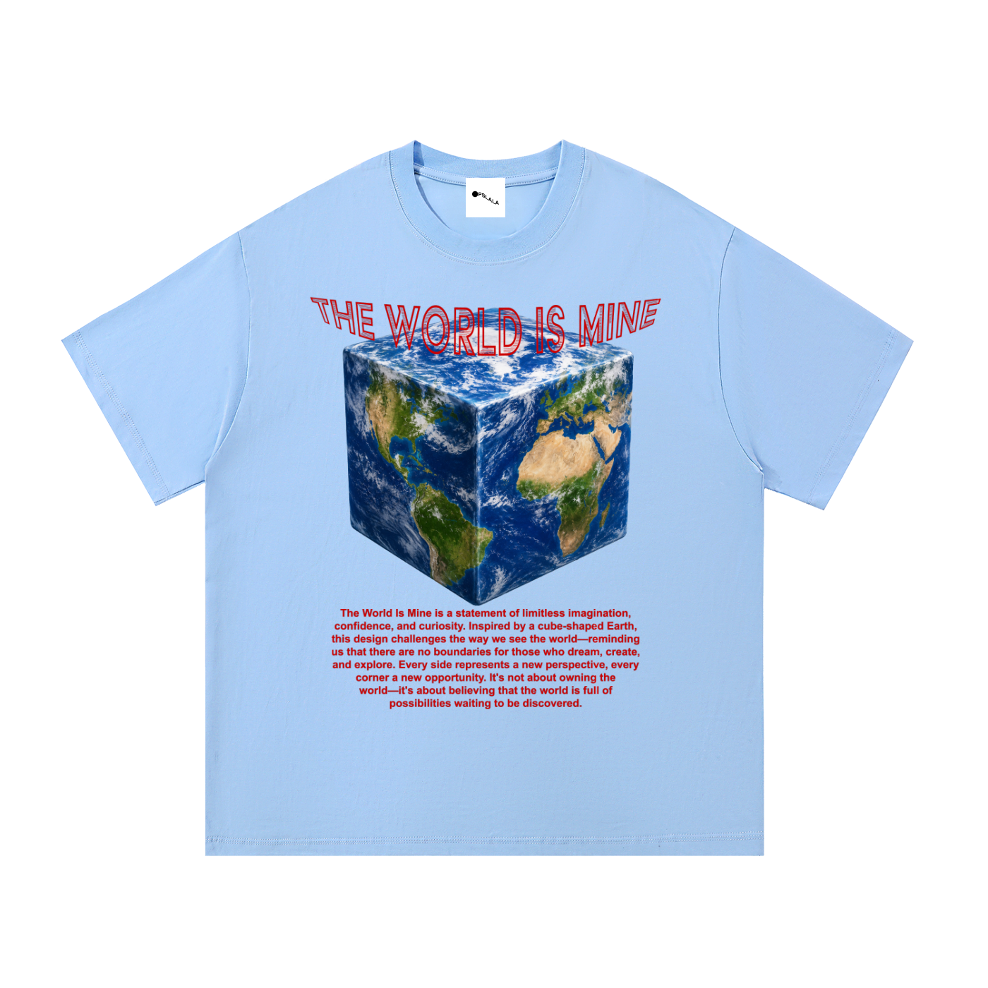 THE WORLD IS MINE / Essential Cotton T-Shirt 1