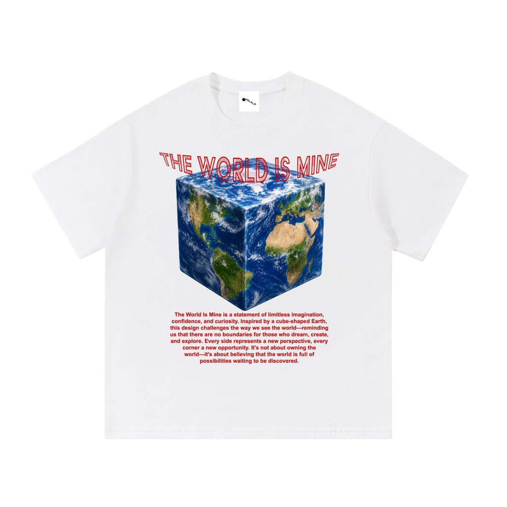 THE WORLD IS MINE / Essential Cotton T-Shirt 1